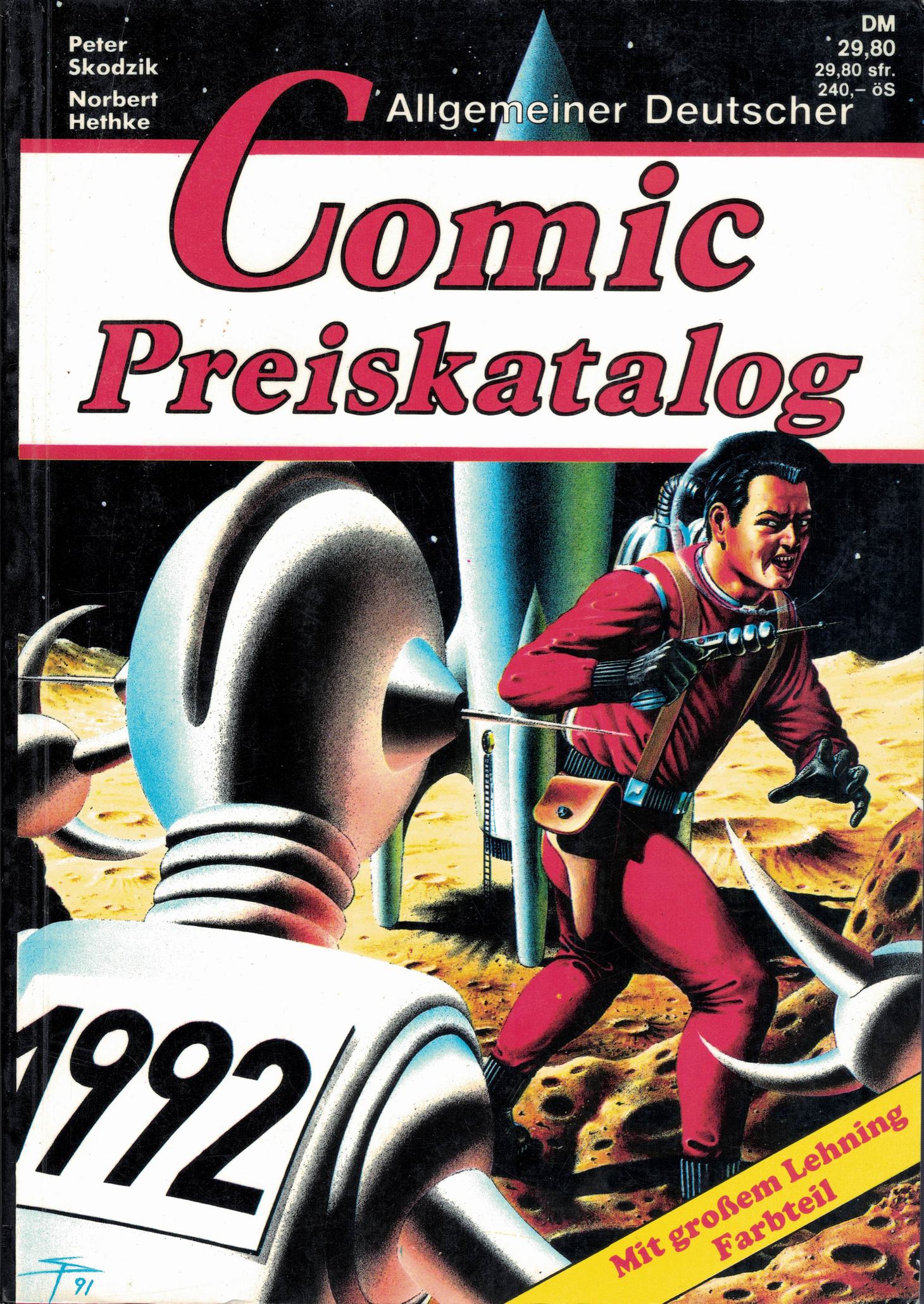 Comic Preiskatalog 1992