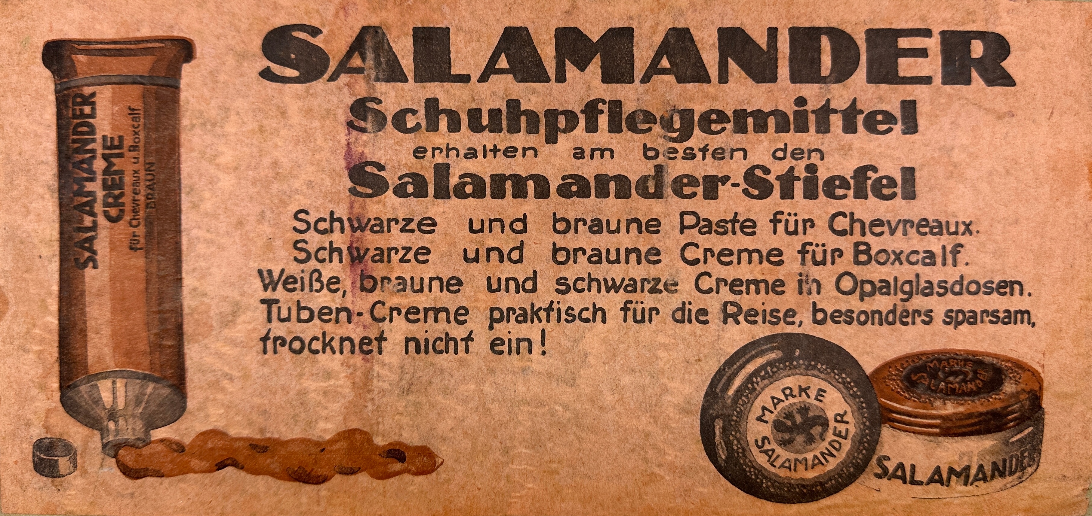 Salamander Werbung
